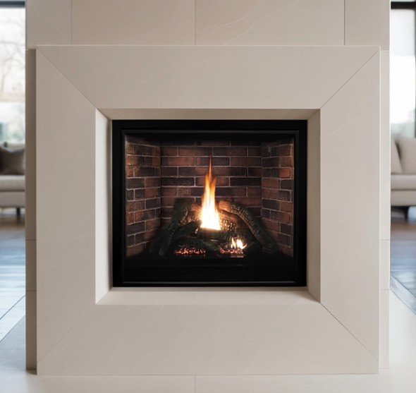 Empire Hearth 42" Tahoe Premium Clean Face Direct Vent Traditional Fireplace DVCP42BP