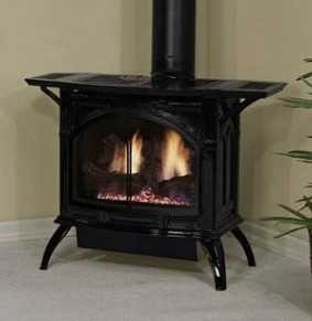 Empire Hearth Small Spirit Cast Iron Free-Standing Gas Stove DVP20CC