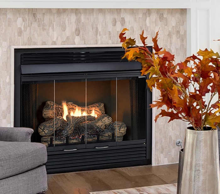 Empire Hearth 34"Keystone Deluxe B-Vent Fireplace BVD34FP