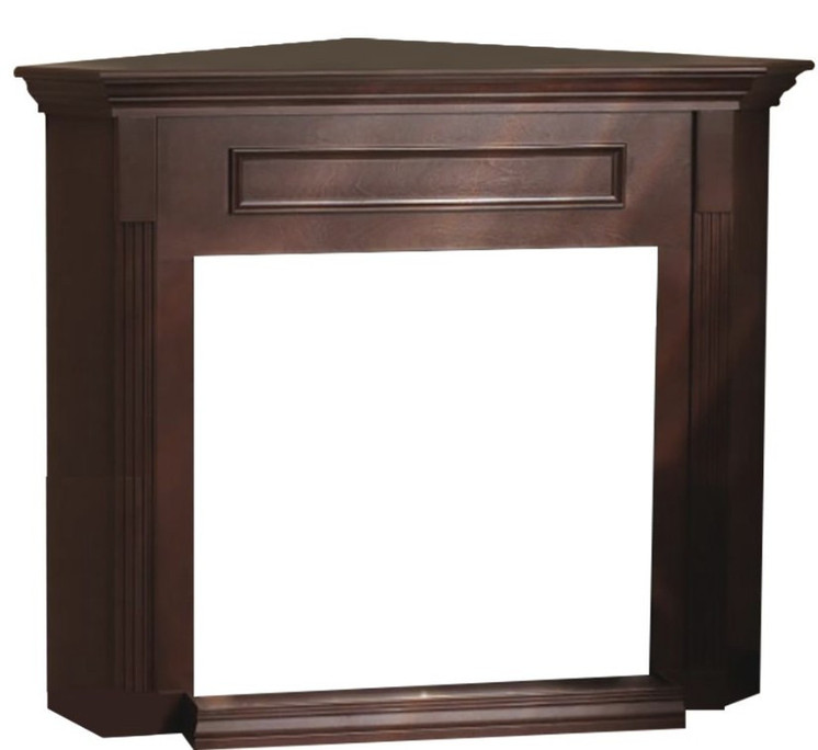 Cherry Corner Cabinet with Base (Fits 42" Fireplace) EMBC4SC