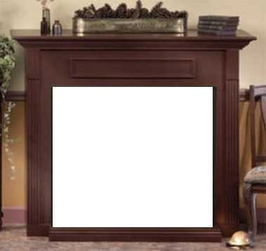 Empire Hearth Cherry Standard Cabinet with Base (Fits 36" Fireplace) EMBF3SC