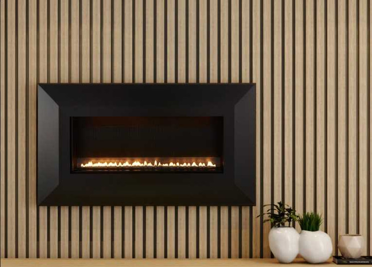 Empire Hearth 30" Slim-Line Boulevard Vent-Free Linear Fireplace VFSL30FP