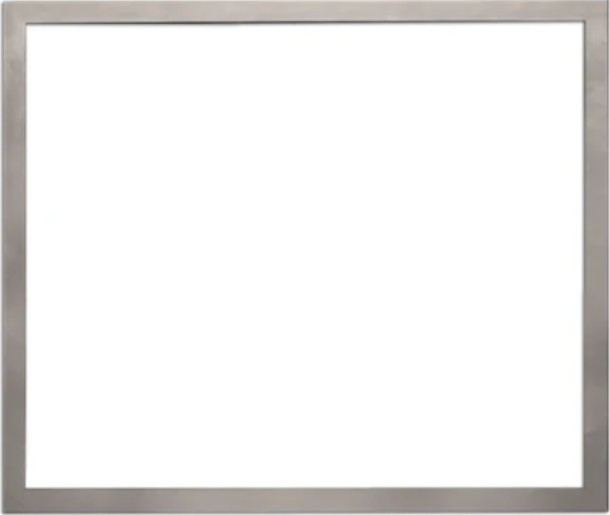 1.5 Inch Rectangle Brushed Nickel Surround DF422NB
