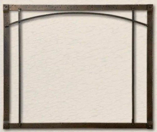Empire Hearth 30" Arched Black Forged Iron Inset DFF30RBL