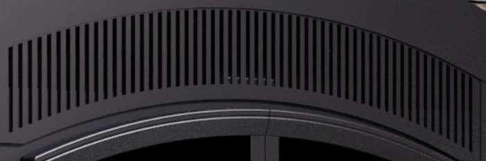Valcourt Black Arched Urban Style Louver Set VA10L03