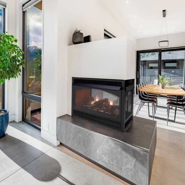 Empire Hearth 36" Vail Premium Vent-Free Peninsula Firebox VFP36PP32E