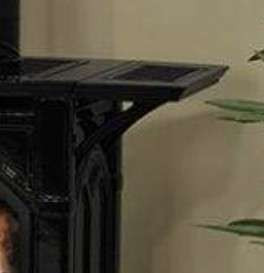Empire Hearth Small Cast Iron Porcelain Black Shelf CSKB