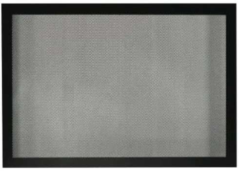Empire Hearth Black Rectangle Door Frame with Screen Barrier BWB2BL