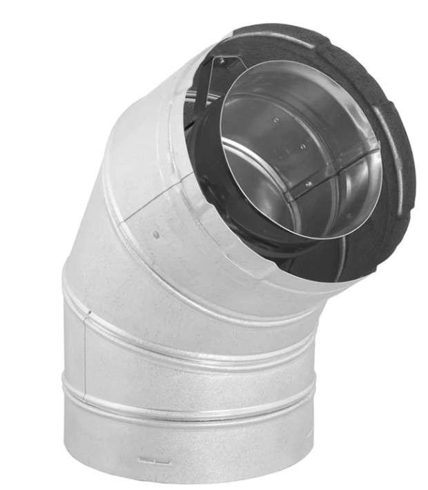 Empire Hearth 45 Degree Elbow SD46DVAE45