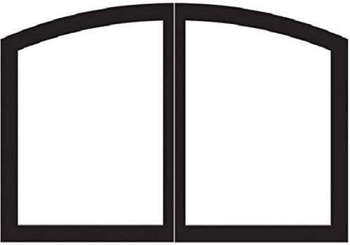 Empire Hearth 32" Vent-Free Black Arch Door Set VBR32TCBL