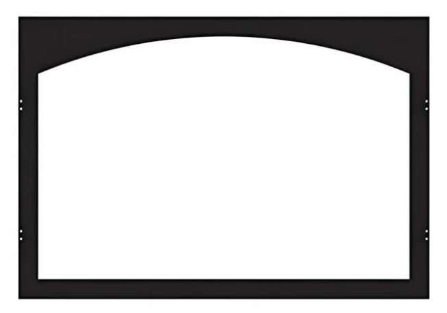 Empire Hearth 42" Vent-Free Black Arch Door Frame VBY42TBL