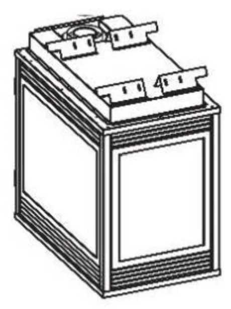 Empire Hearth 6 5/8" Vertical Inlet Baffle VIB6A