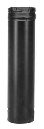 DuraVent Black Galvalume 3" Pellet Pro 6" Length Vent Pipe 3PVP06B