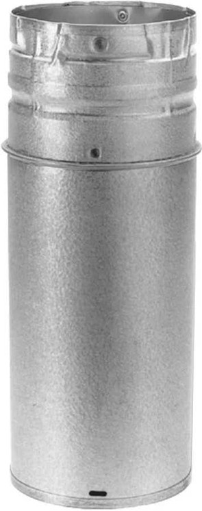 DuraVent Galvalume 3" Pellet Pro 48" Extension (3" - 46") Vent Pipe 3PVP48A