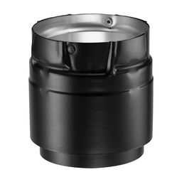 DuraVent 3" Black Galvalume Pellet Stove Venting Adapter 3PVPAB