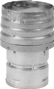 DuraVent 3" Galvalume Pellet Stove Venting Increase Adapter (3" to 4") 3PVPX4AD