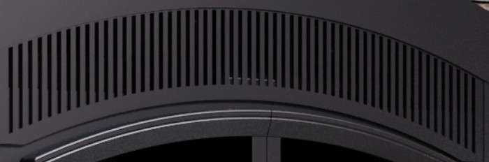 Valcourt Lafayette Arched Black Arched Urban Style Louver Set VA10L08