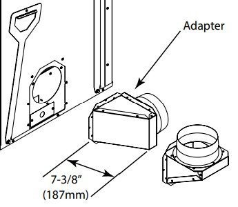 HHT Outside air elbow kit OA-RD-6