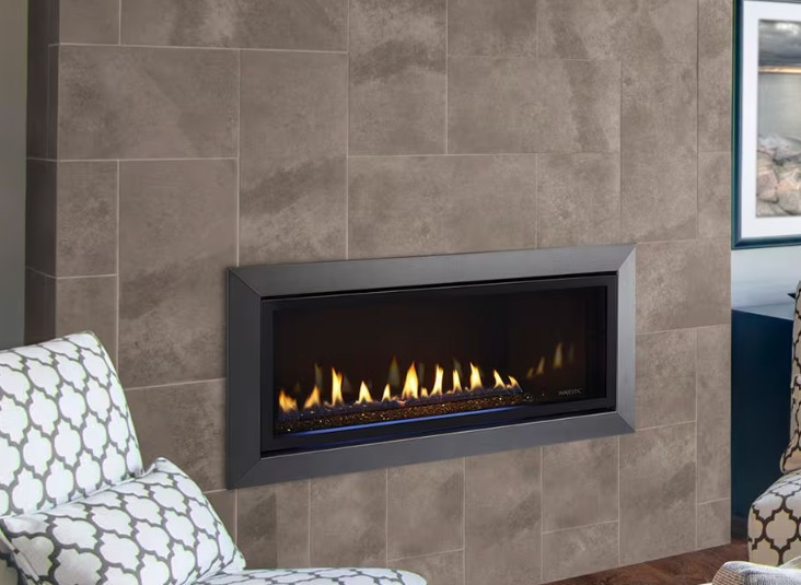 Majestic Products 32" Jade Natural Gas Linear Direct Vent Fireplace JADE32IN