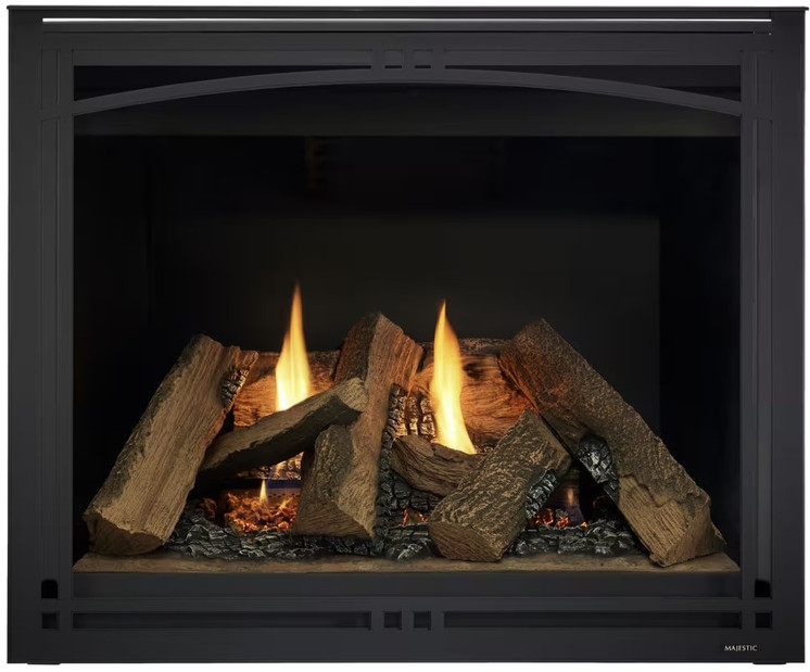 Majestic Meridian Platinum 36" Top/Rear Direct Vent with IntelliFire MER36P