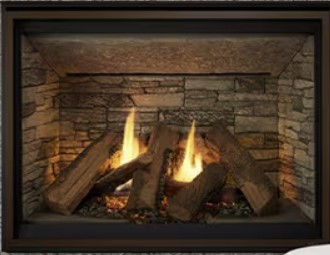 Majestic Products Meridian 42" Top/Rear Direct Vent Traditional Fireplace MER42