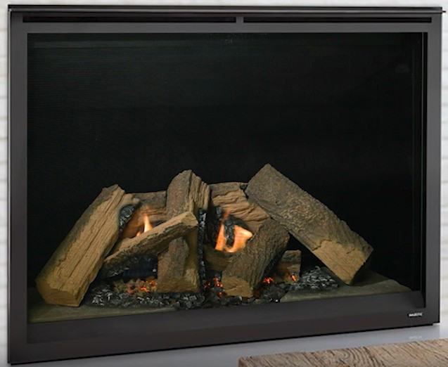 Majestic Products Meridian 42" Top/Rear Direct Vent Traditional Fireplace MER42