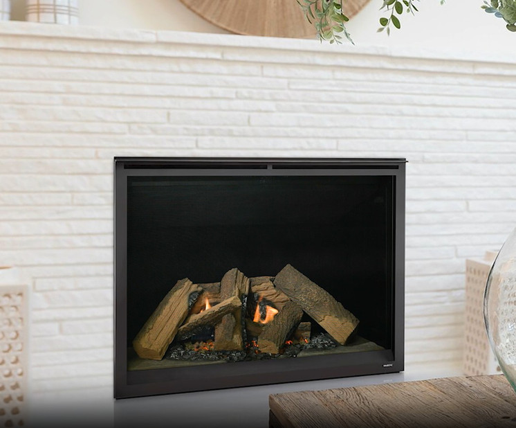 Majestic Products Meridian 42" Top/Rear Direct Vent Traditional Fireplace MER42