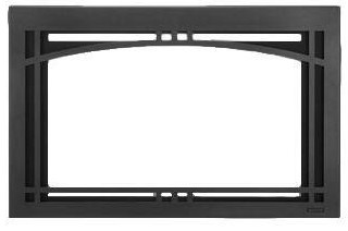 HHT Black Contemporary Arch 35" screen front CASFI35BK