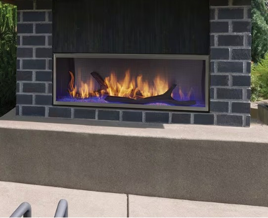 Majestic Lanai 48" Outdoor Linear Fireplace ODLANAIG-48