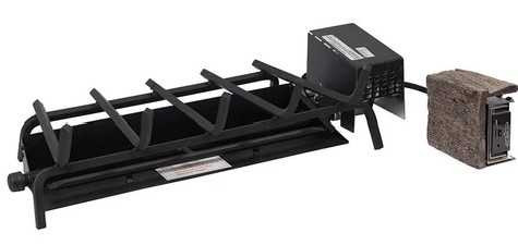 Superior 18" Natural Gas Millivolt Nature-Flame Burner with Ember Bed NF18MN