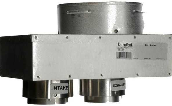 Duravent Appliance Connector (4” exhaust & 3” intake) 46DVA-GCL34