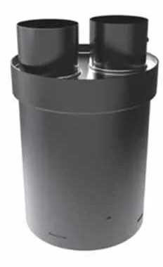 Duravent Appliance Connector, Black (3” exhaust & 3” intake) 46DVA-CLAA