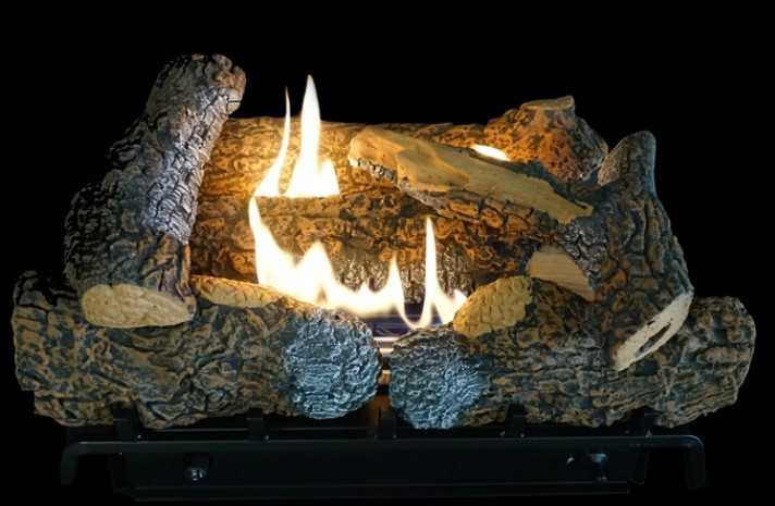 Empire Hearth 30" Kennesaw II 6 Piece Refractory Log Set HLS30R2