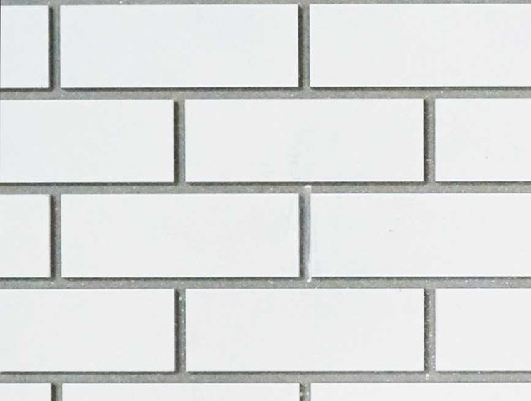 Empire Hearth 54" White Traditional Brick Set WBL54TWH