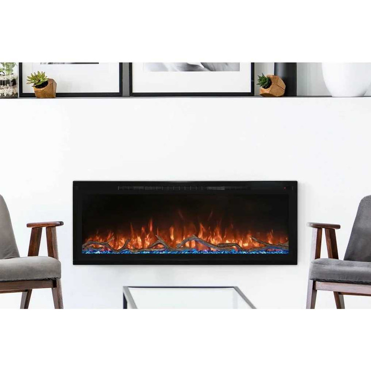 Modern Flames 100" Spectrum Slimline Electric Fireplace SPS-100B