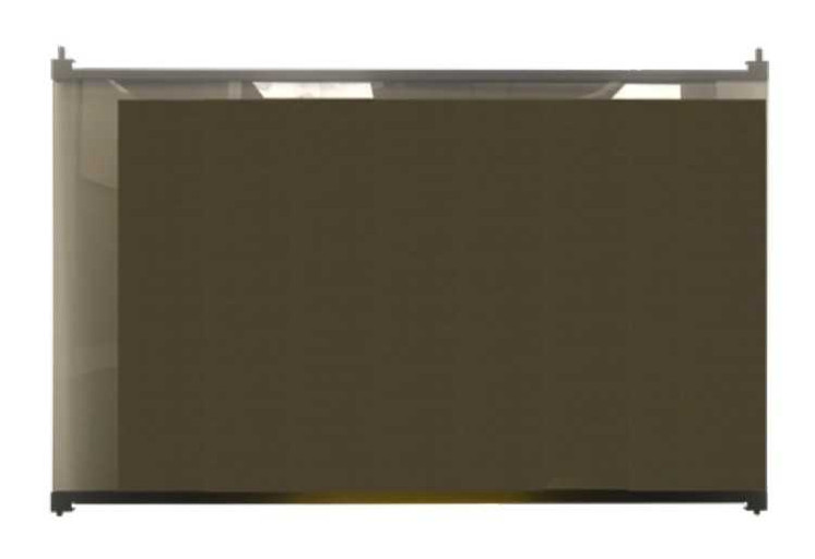 Empire Hearth Door with Glass, Black EFGLASS