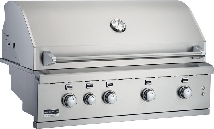 Broilmaster 42" G Series 4 Burner Stainless Steel Built-In Grill Head BSG424N