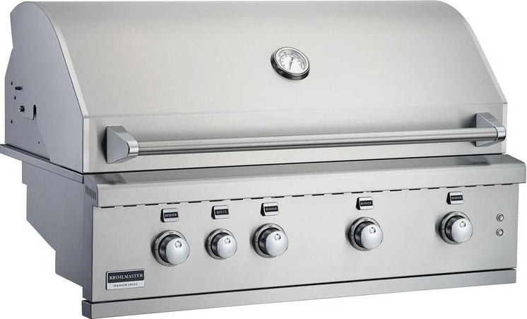 Broilmaster 42" G Series 4 Burner Stainless Steel Built-In Grill Head BSG424N