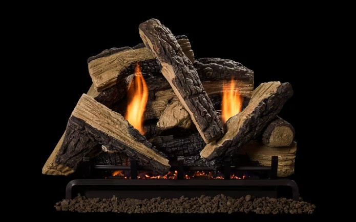 Monessen Fireplaces 30" 11pc Stony Creek refractory log set SC30-R