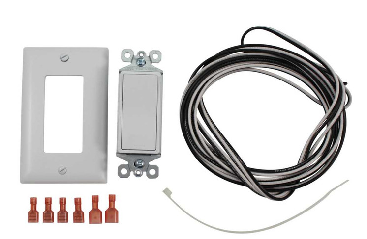 Monessen Fireplaces Wired wall switch with 15ft. Wire and wall plate MVWS