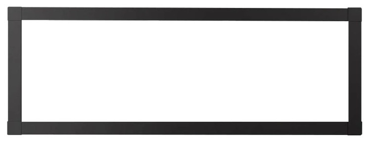 Monessen Fireplaces Artisan 72" Contemporary Satin Black Front AVFL72CFSB