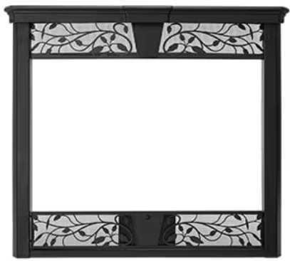 Monessen Fireplaces Decorative Black Front CFX32DFB