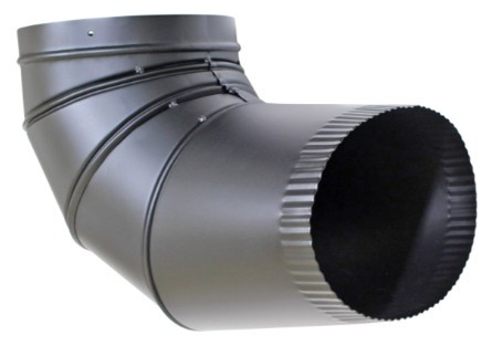 HHT Oval to 8" round elbow, 8" x 13" 0001846