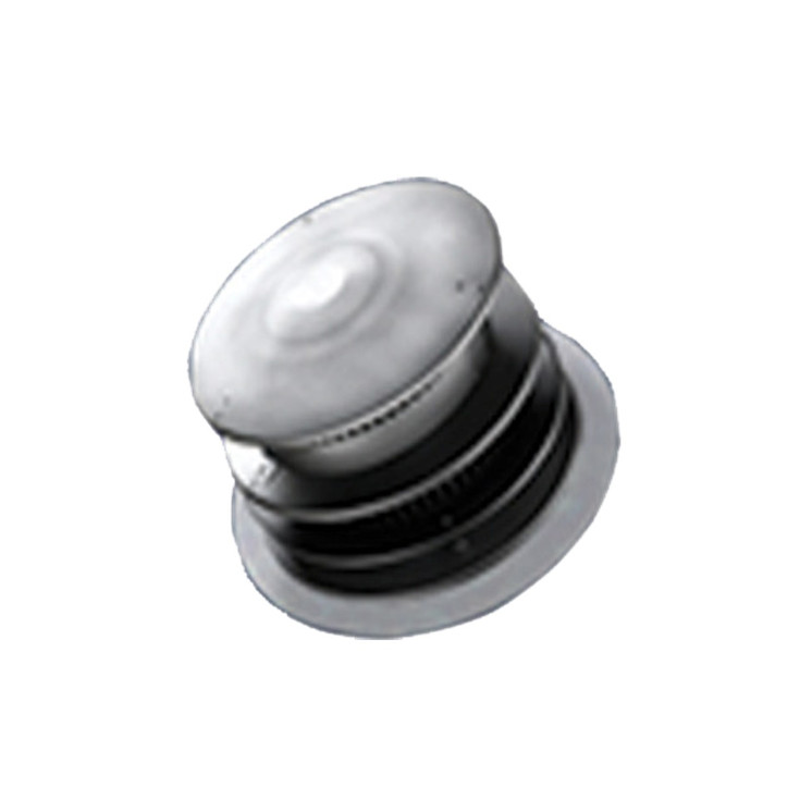 HHT Horizontal high rise termination cap, glass termination base, DVP pipe (stainless steel) DVP-HRC-ZC-SS
