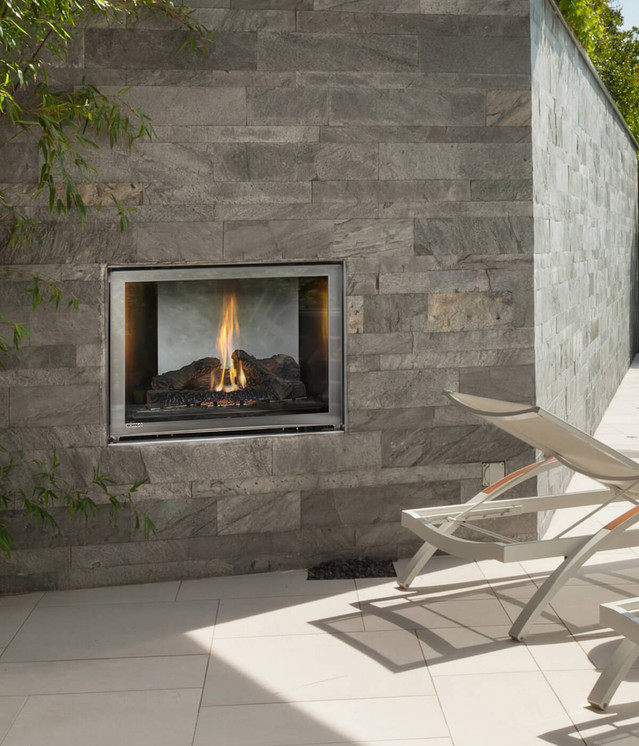 Montigo H34VON gas fireplace — official H34VO installation image