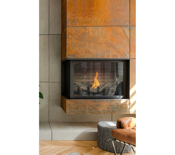 Montigo Devine Direct-Vent Indoor See-Thru Propane Fireplace H42FSDLI