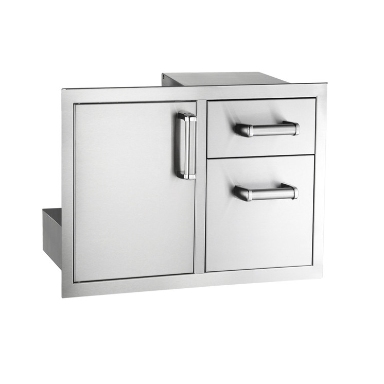 Fire Magic 53810SC Premium Flush Access Door and Double Drawer Combo