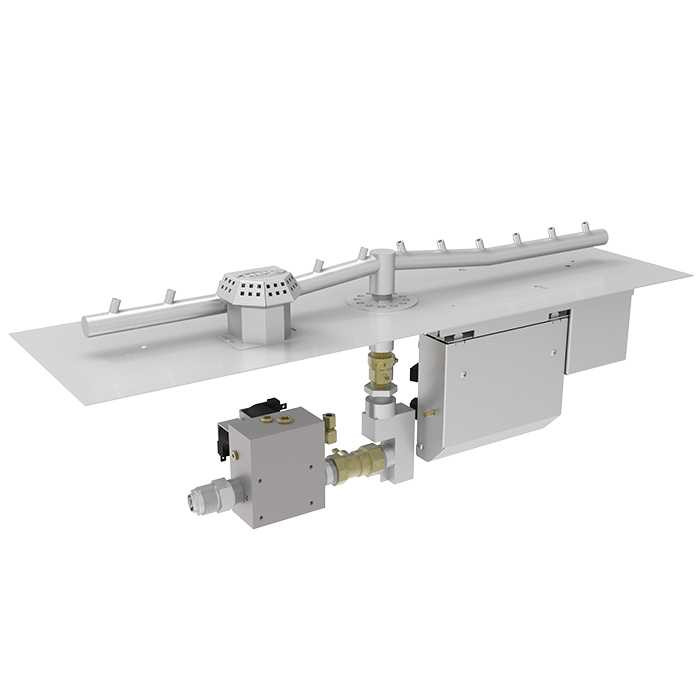 HPC Linear Flat Fire Pit Inserts — 96"