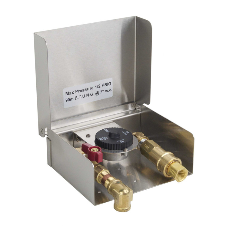 Fire Magic Gas Connection Box with One-Hour Timer