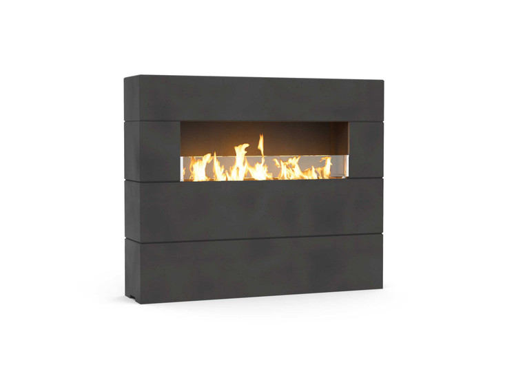 American Fyre Designs Milan Tall Linear Outdoor Fireplace